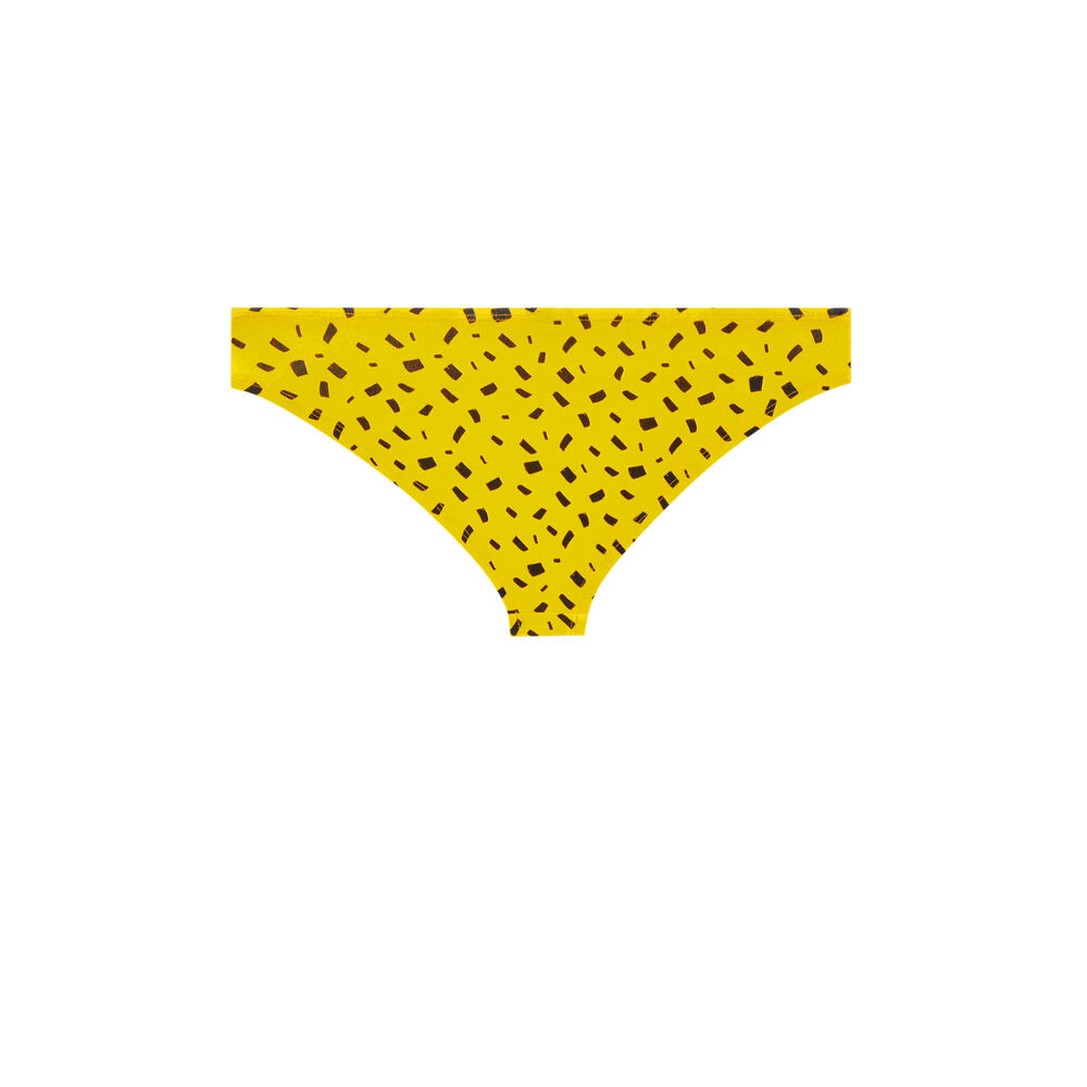 Tanga en coton marsupilami - jaune jaune.