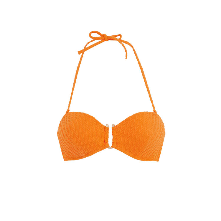Haut de maillot de bain bandeau orange funbraidiz Haut de maillot de bain bandeau orange funbraidiz;
