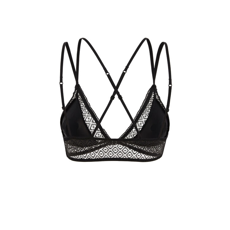 Soutien-gorge triangle noir crazyzebriz Soutien-gorge triangle noir crazyzebriz;