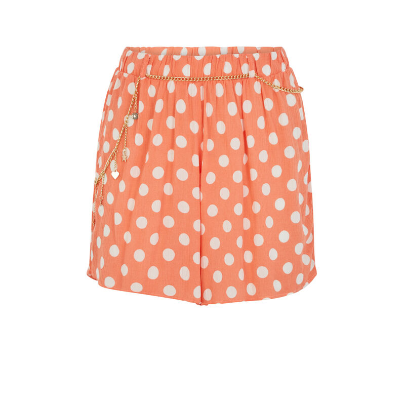 Short imprimé pois - orange Short imprimé pois - orange;