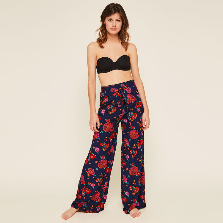 Pantalon bleu marine fleurpantiz Pantalon bleu marine fleurpantiz;