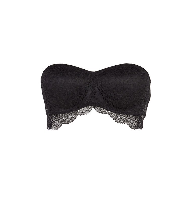Soutien-gorge bandeau noir everydayiz noir.