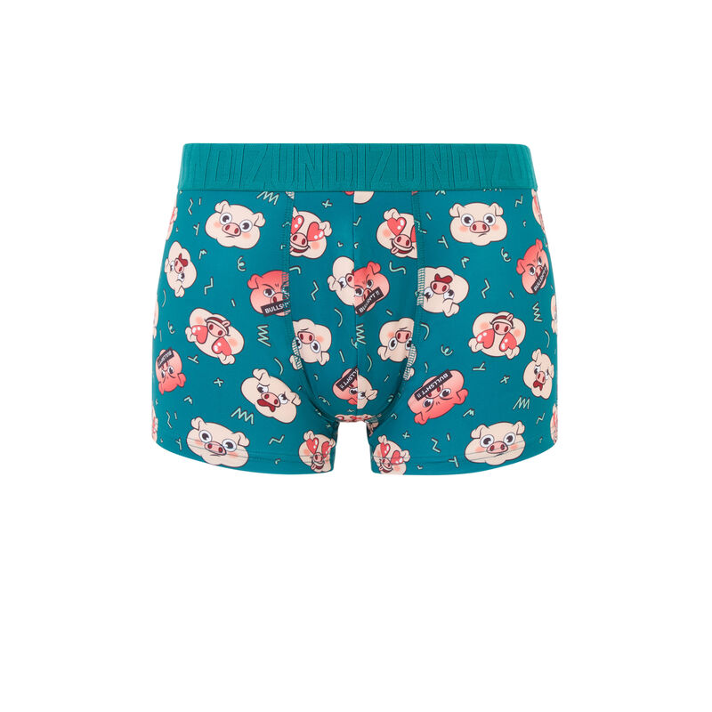 boxer à motifs cochon - vert boxer à motifs cochon - vert;