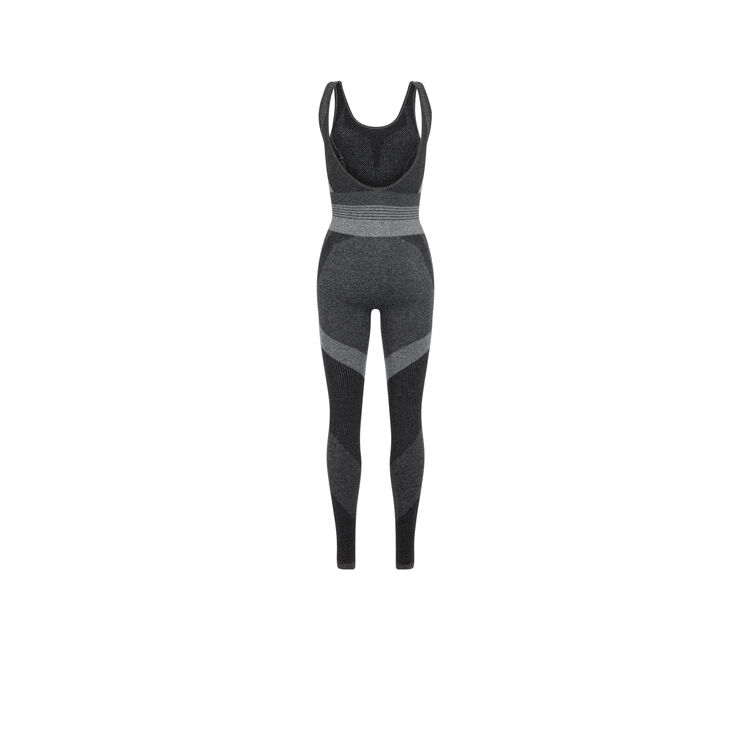 Combinaison sport sans coutures seamblockiz gris foncé.