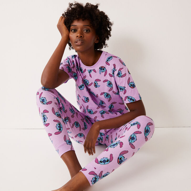 top imprimé stitch - violet top imprimé stitch - violet ;
