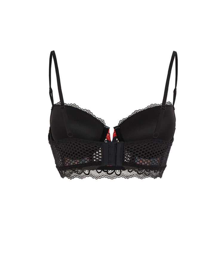Soutien-gorge bustier ampli - noir noir.