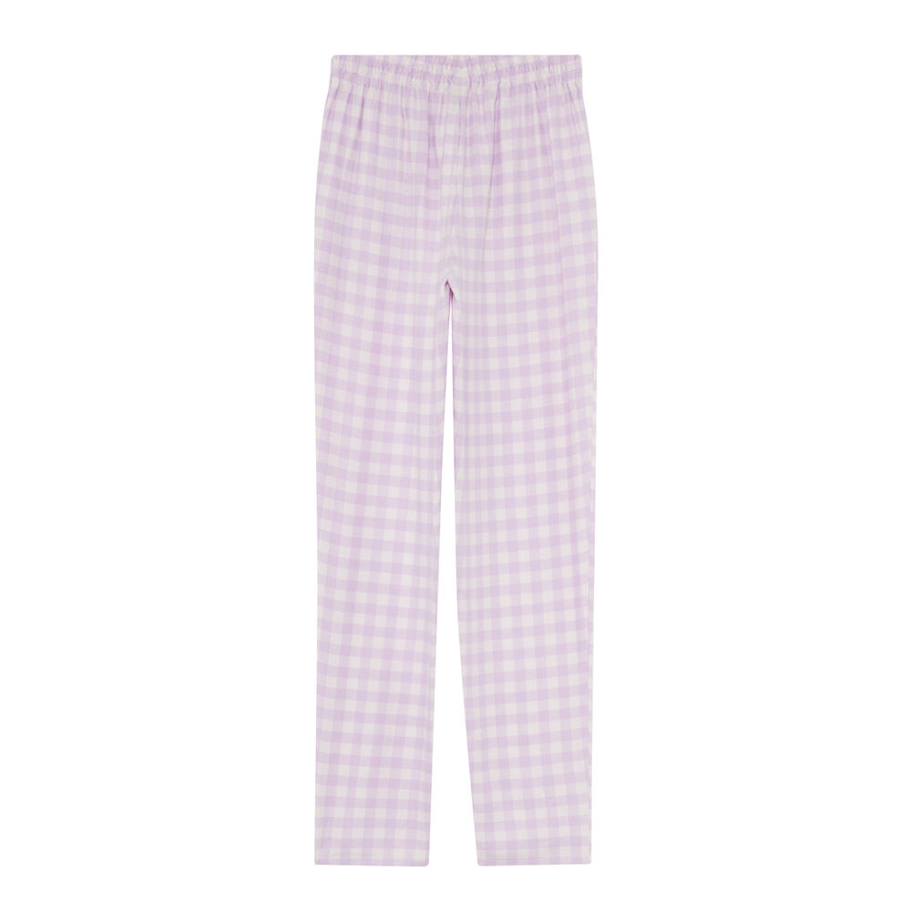Pantalon à carreaux - rose rose.
