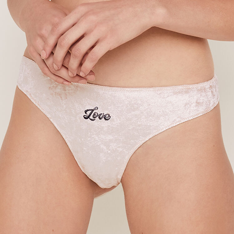 Culotte en velours fluffiz Culotte en velours fluffiz;