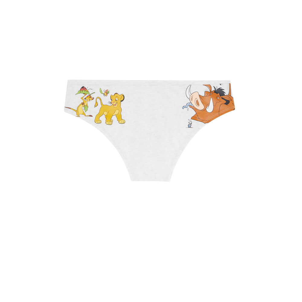 Shorty imprimé roi lion - gris gris.