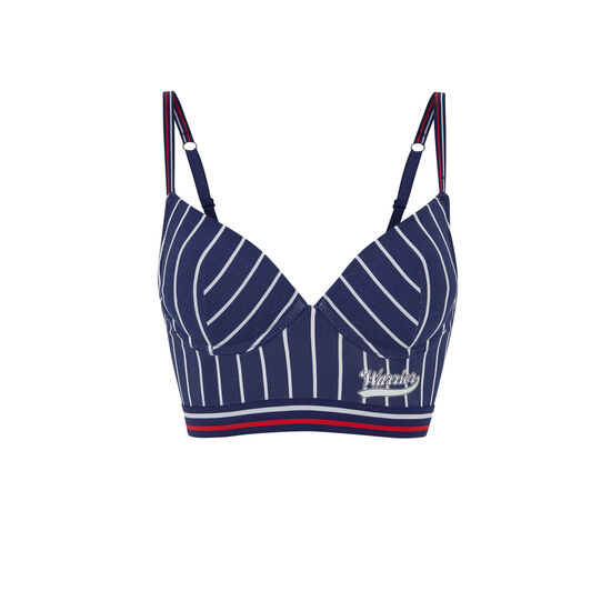 Soutien-gorge bustier ampli bleu coloniz Soutien-gorge bustier ampli bleu coloniz;