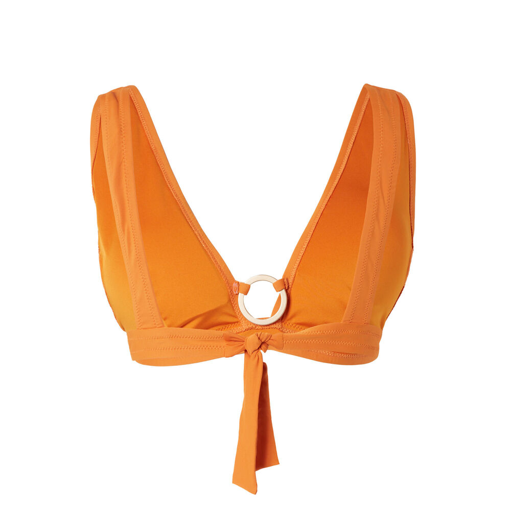 Haut de maillot triangle foulard - orange orange.