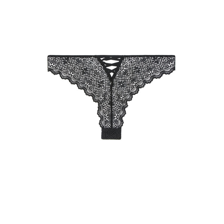 Tanga noir mahaliz black.