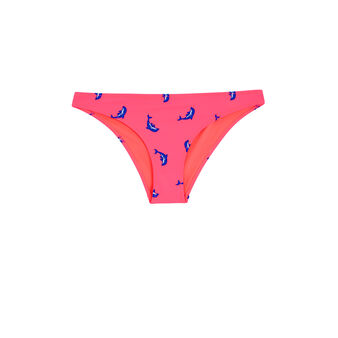 Bas de maillot de bain rose fluo flipperiz pink.