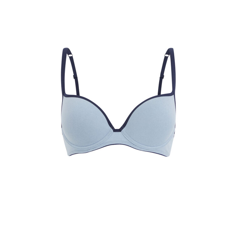Soutien-gorge ampli bleu microchiniz bleu.