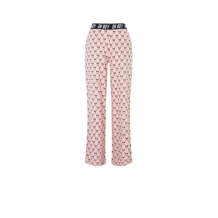 Pantalon large logo mickey versaqueeniz rose.
