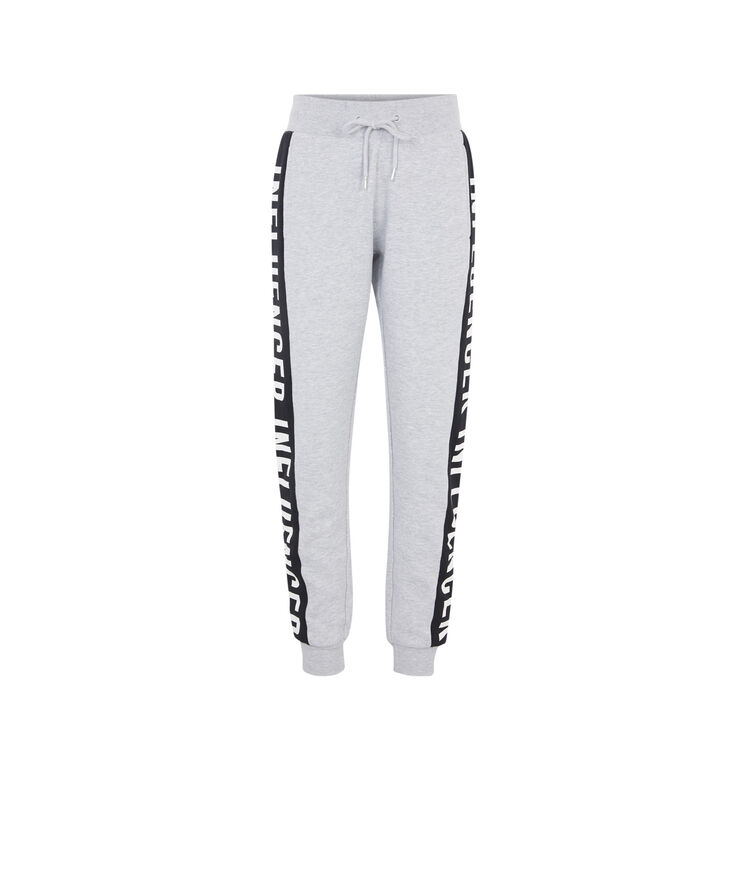 Pantalon bandes sur le côté hellovibiz gris.