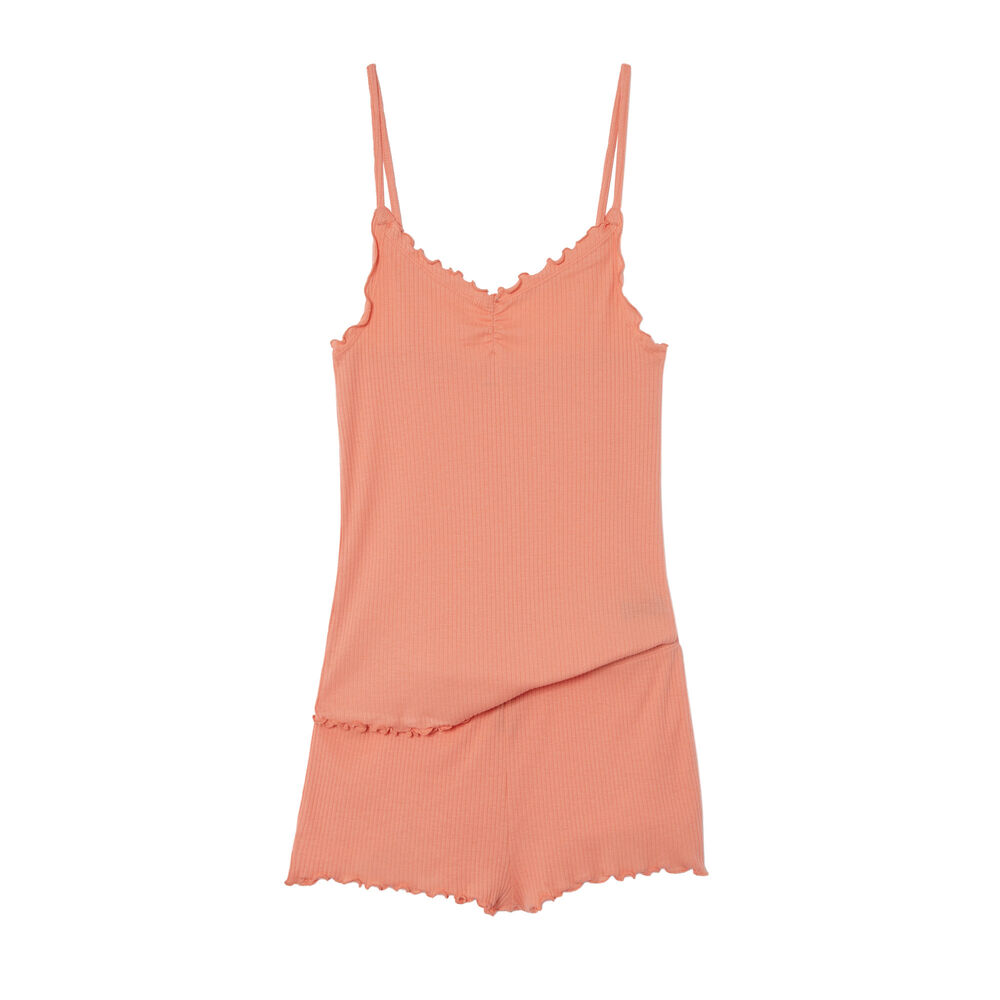 Set de pyjama débardeur et short - corail corail.