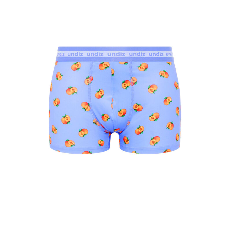 boxer micro imprimé pêches - bleu boxer micro imprimé pêches - bleu;