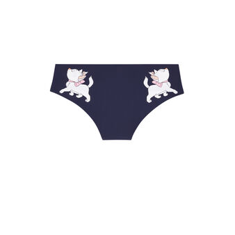 Shorty en micro print marie licence les aristochats sundayiz bleu marine.