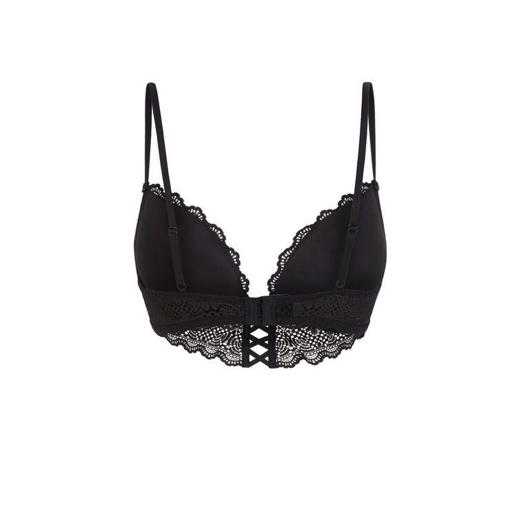 Soutien-gorge noir bustier push mahaliz black.