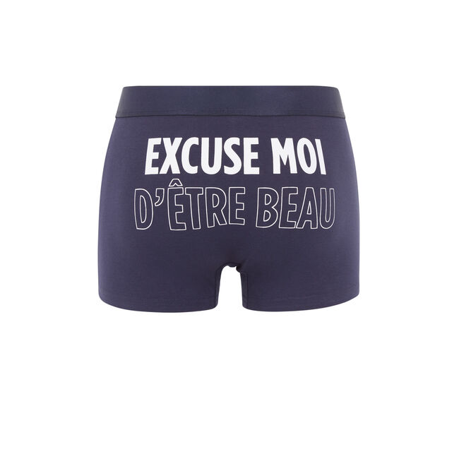 Boxer bleu excusiz Boxer bleu excusiz;
