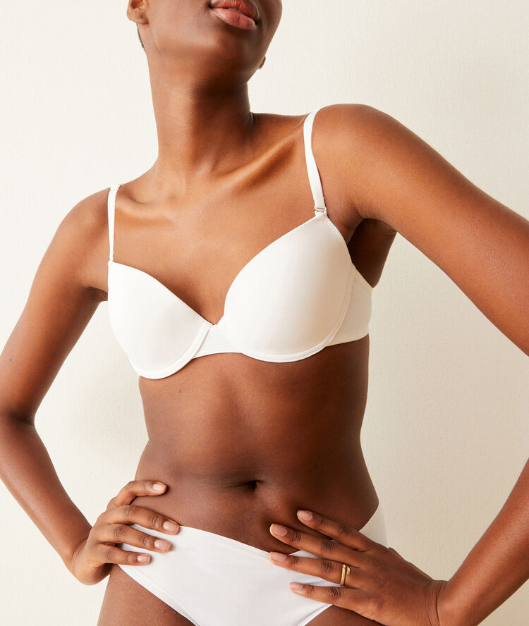 Lot de shortys en micro - blanc blanc.
