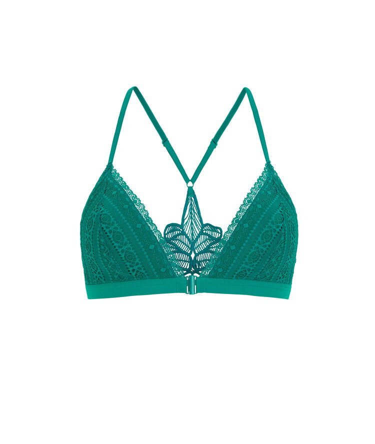 Soutien-gorge triangle coqué - vert vert.