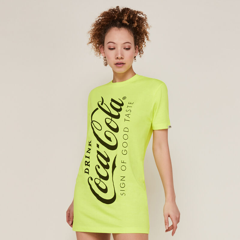 Tunique coca-cola - jaune fluo Tunique coca-cola - jaune fluo;