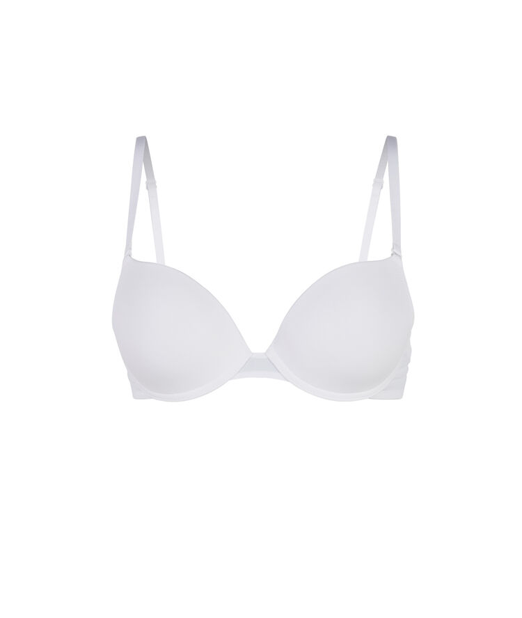 Soutien-gorge ampliforme blanc micro blanc.