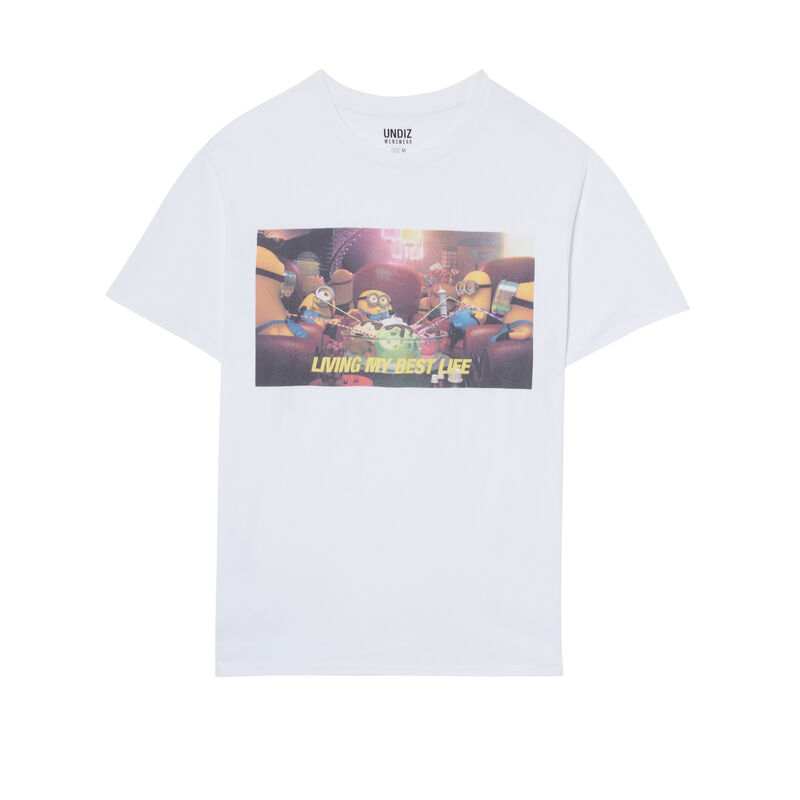 tee-shirt à imprimé Les Minions - blanc tee-shirt à imprimé Les Minions - blanc;