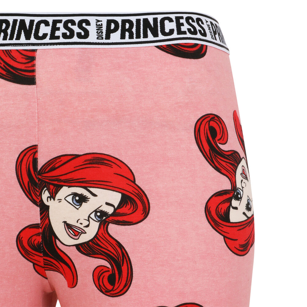 Legging à motifs la petite sirène - rose rose.