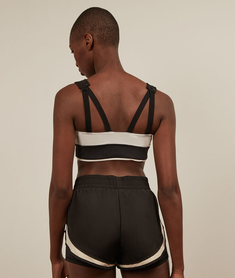 Brassière de sport - noir noir.
