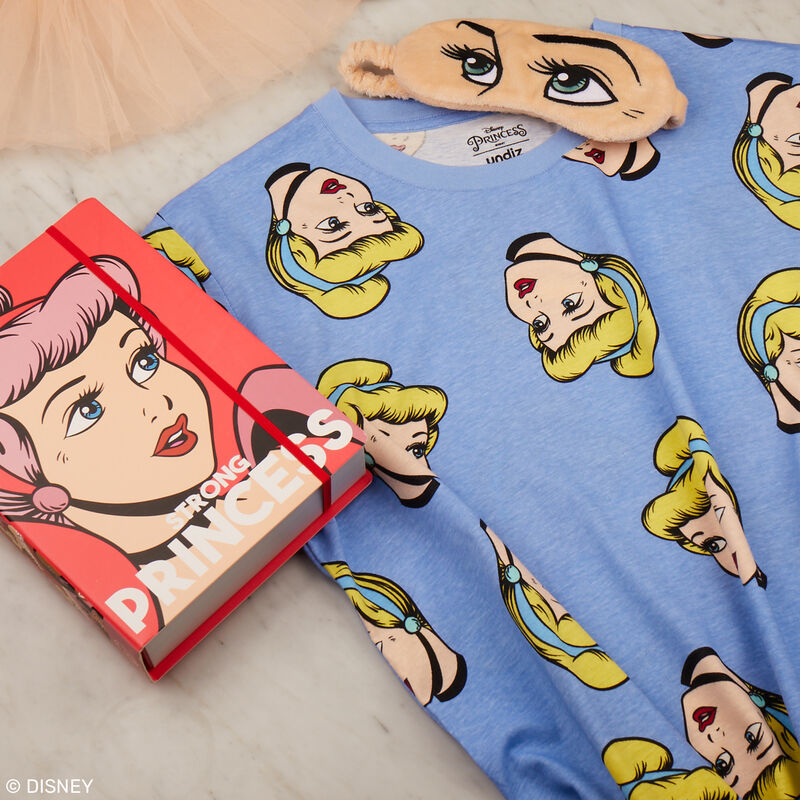 set pyjama tunique et masque Cendrillon - bleu set pyjama tunique et masque Cendrillon - bleu;