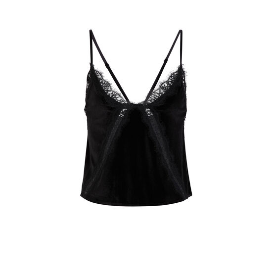 Top noir velcroisiz Top noir velcroisiz;