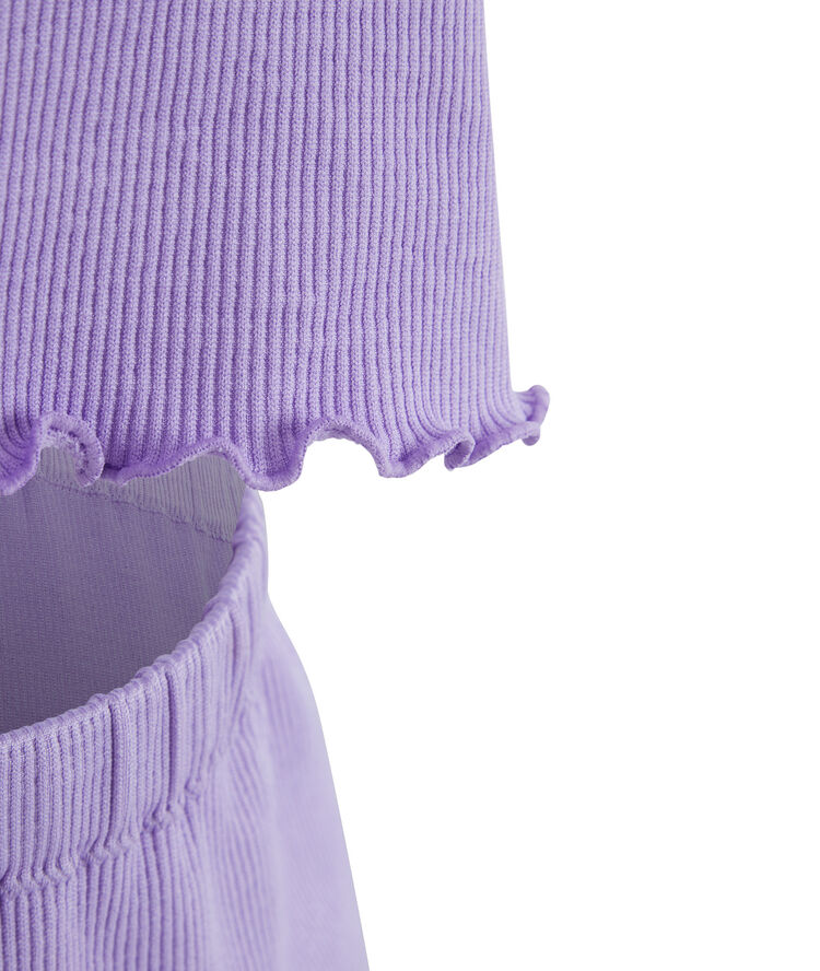 Ensemble top + short - lilas lilas.