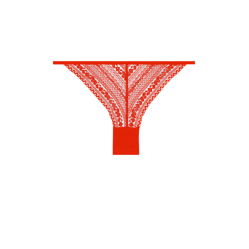 culotte dentelle à bords fins - orange culotte dentelle à bords fins - orange;