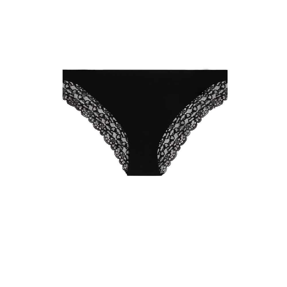 Culotte en micro - noir noir.