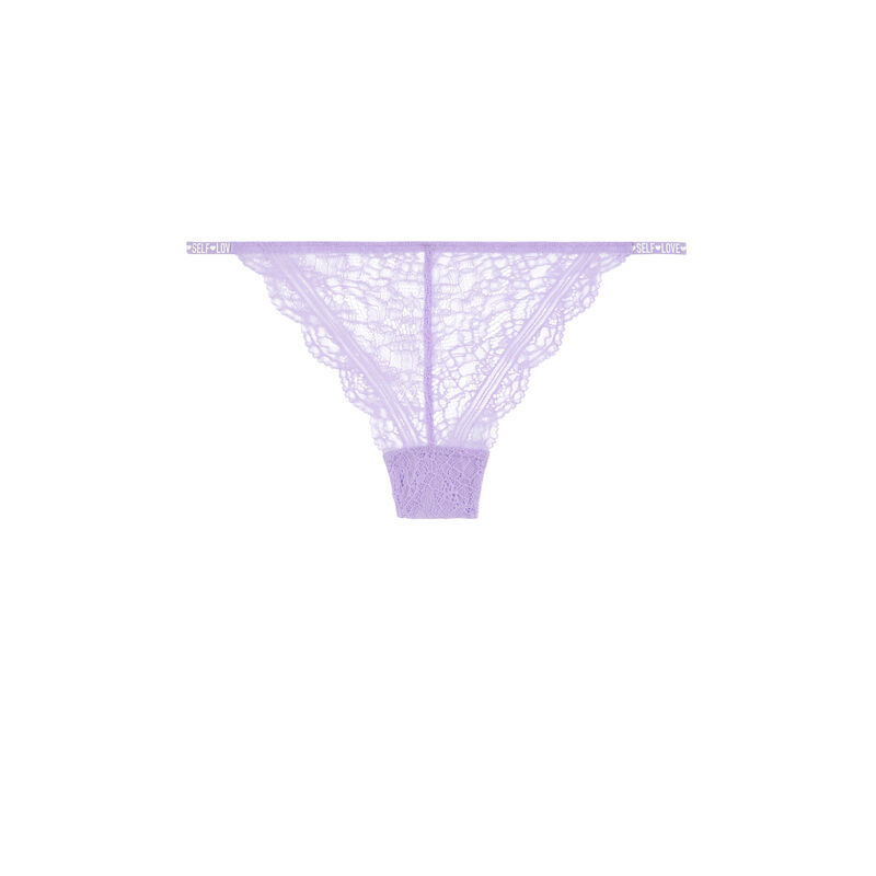 Culotte en dentelle détail banding - lilas Culotte en dentelle détail banding - lilas;