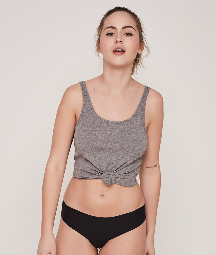 Culotte en micro shomiz noir.