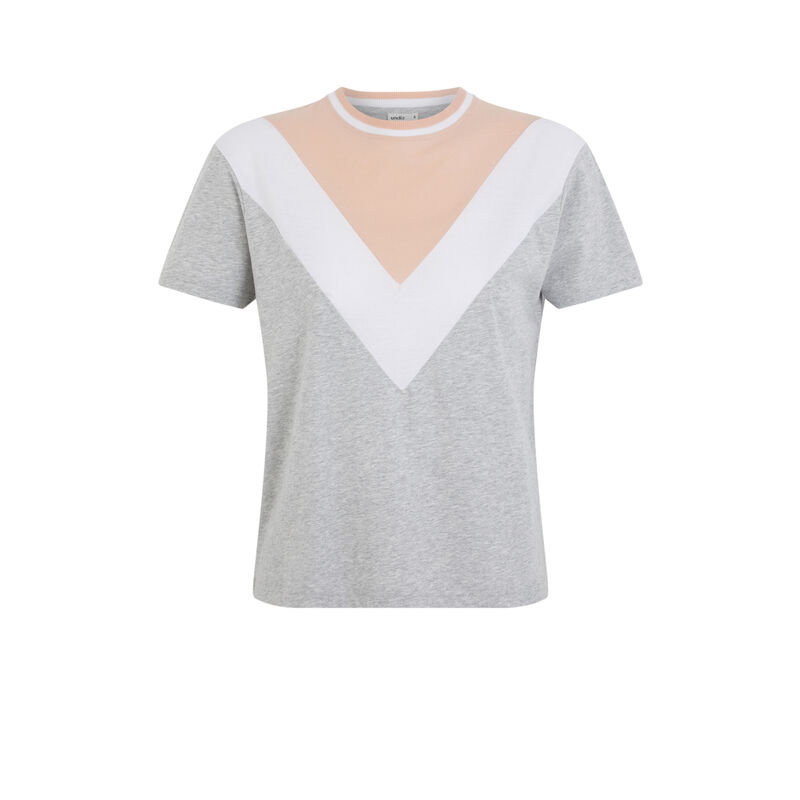 Top gris colblockiz Top gris colblockiz;