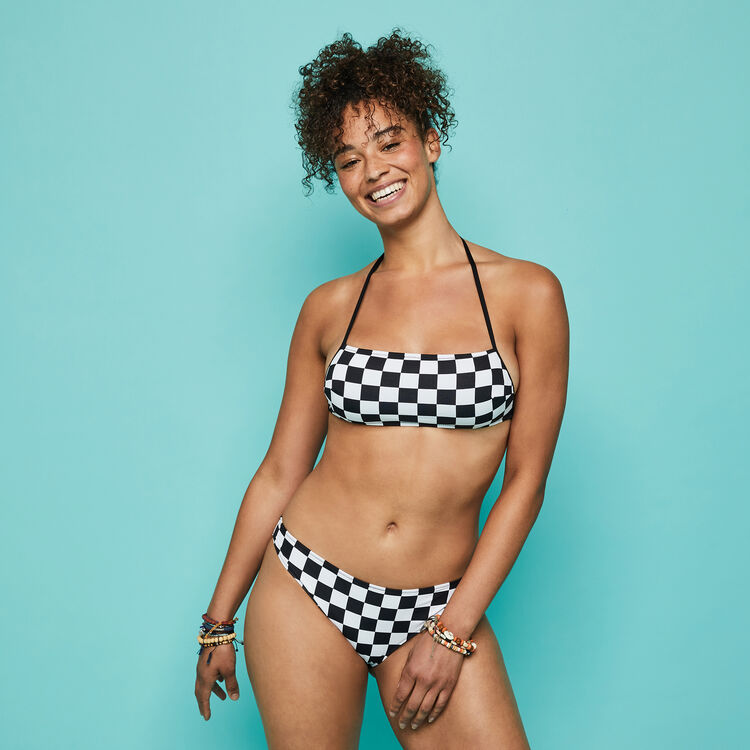 Haut de maillot de bain blanc surfdamiz white.