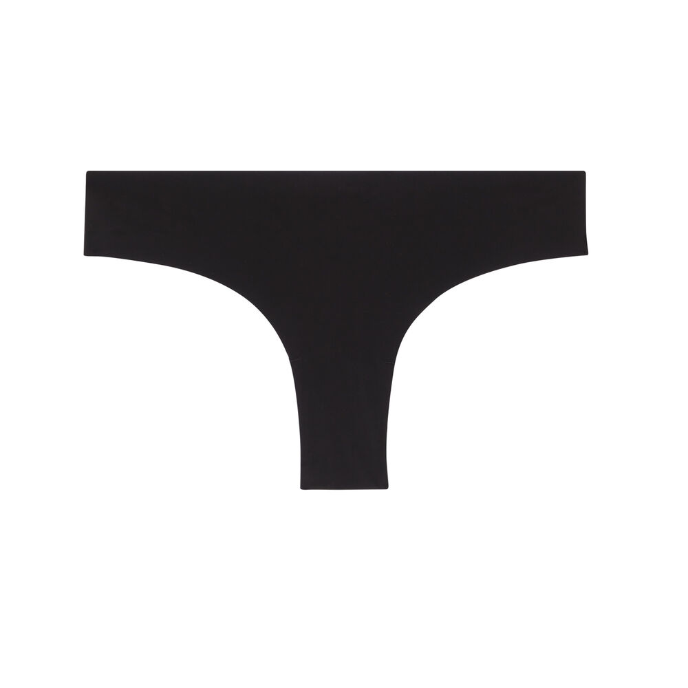 Culotte en micro uni - noir noir.