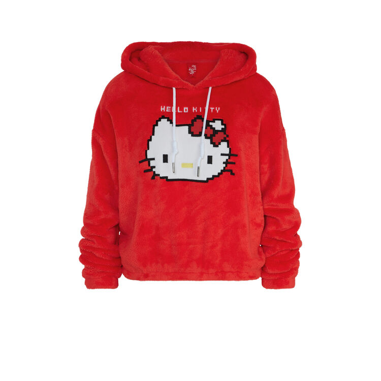 Sweat polaire à capuche print Hello Kitty hellokittiz Sweat polaire à capuche print Hello Kitty hellokittiz;