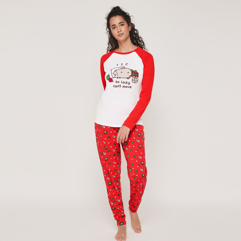 Set pyjama top + pantalon imprimé Pusheen interpusheenaniz Set pyjama top + pantalon imprimé Pusheen interpusheenaniz;