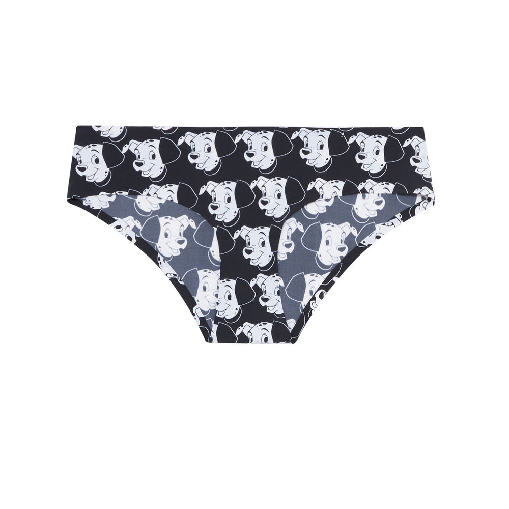 Shorty à motifs 101 dalmatiens - noir noir.
