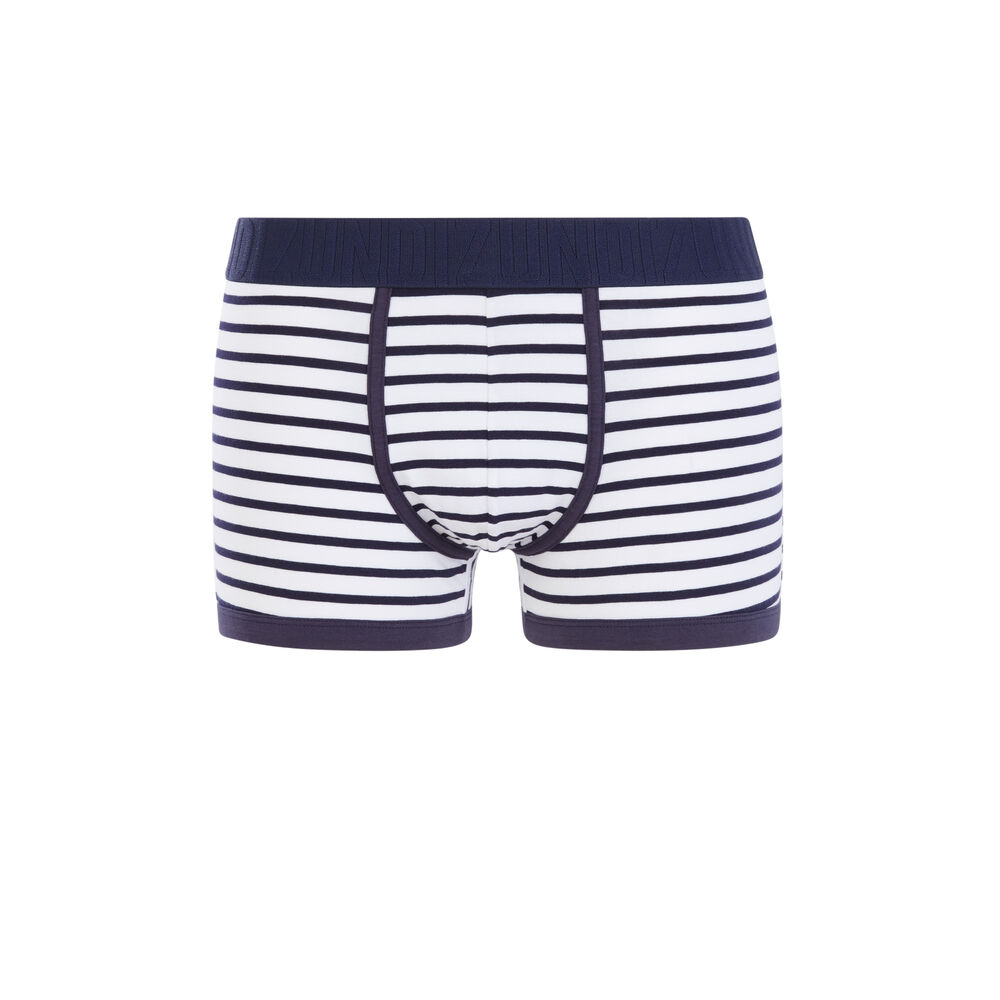 Boxer à rayures - blanc blanc.