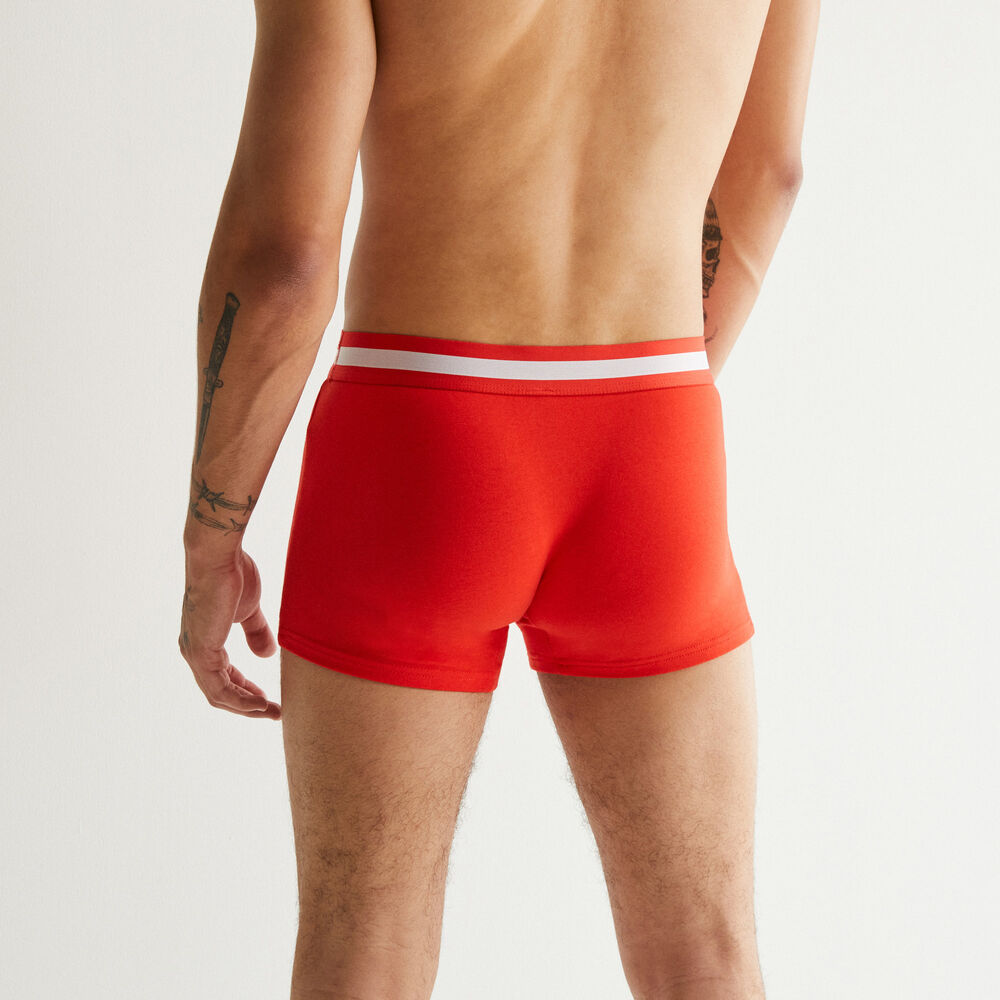 Boxer en coton - orange orange.