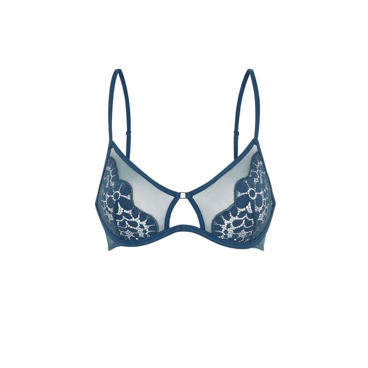 Soutien-gorge corbeille bleu liliz Soutien-gorge corbeille bleu liliz;
