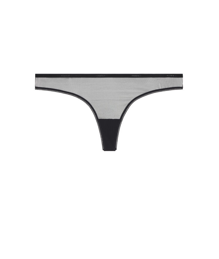 String tulle uni trugirliz noir.