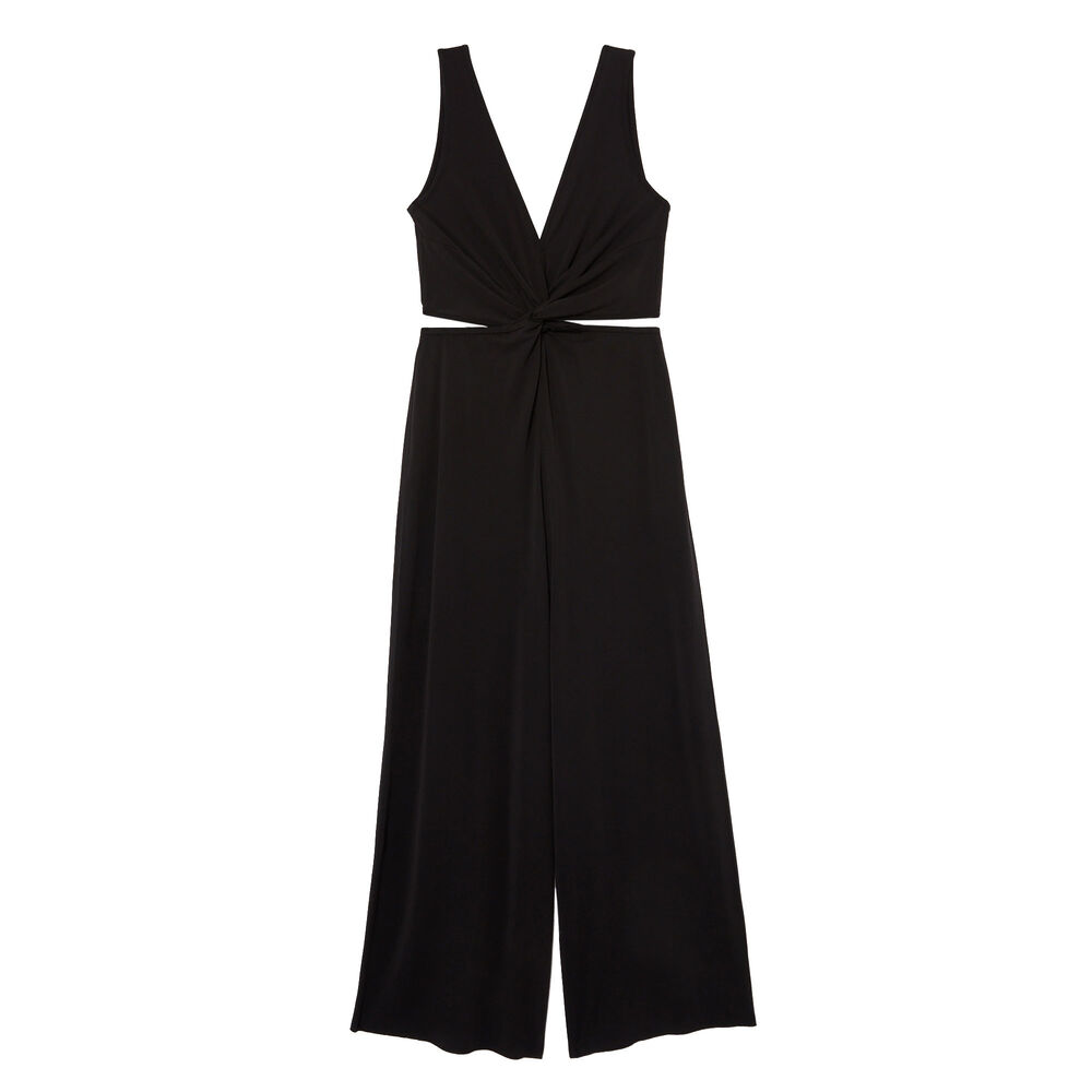 Combinaison pantalon détail noeud - noir noir.